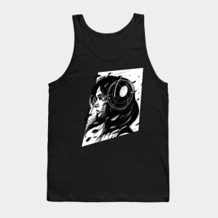 005/100 - Silhouette of a Cybergirl Tank Top